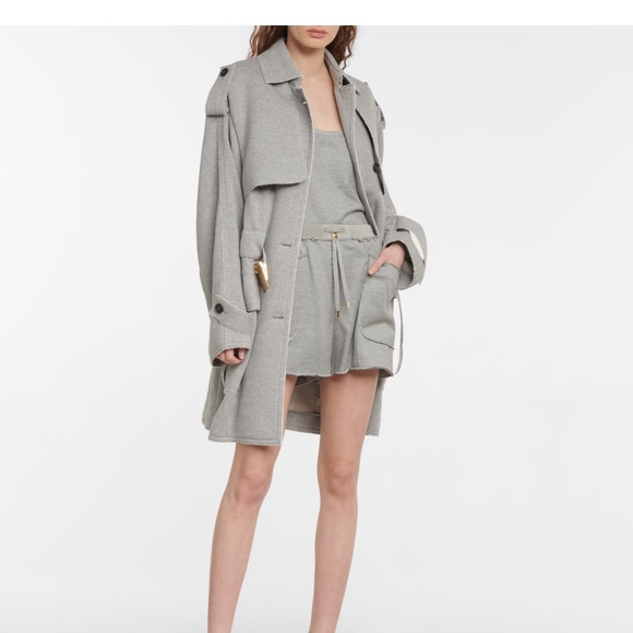Tom Ford Gray belted Trench Coat for Women - Picture 3 of 16